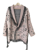 Baby pink cashmere cardigan