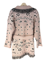 Baby pink cashmere cardigan