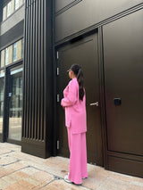 OVERSIZED PINK KNIT SET