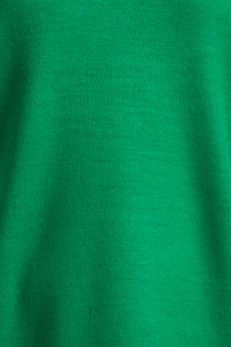 OVERSIZED COLLARED GREEN KNIT SET