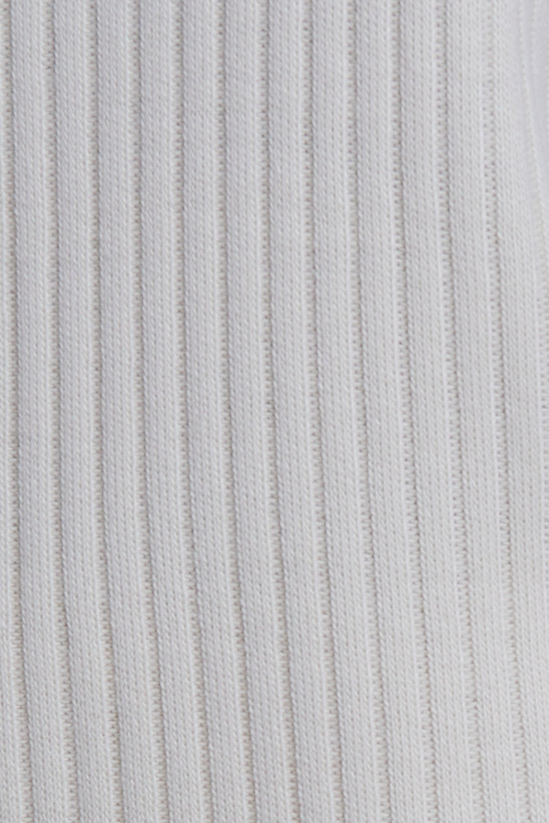 OVERSIZED CREAM RIBBED SET